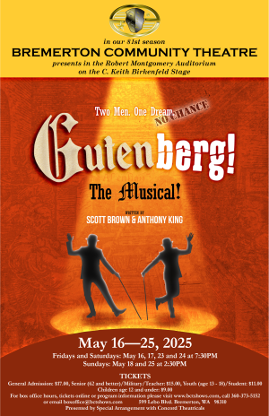 Gutenberg! The Musical poster