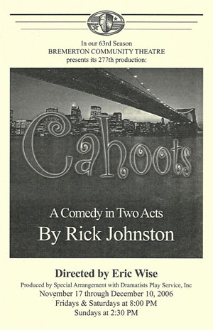 Cahoots poster