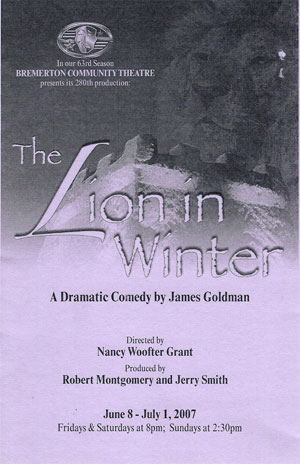 The Lion in Winter poster