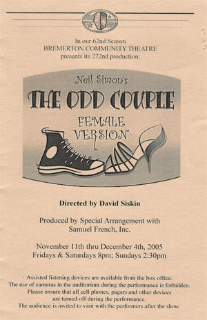 The Odd Couple poster