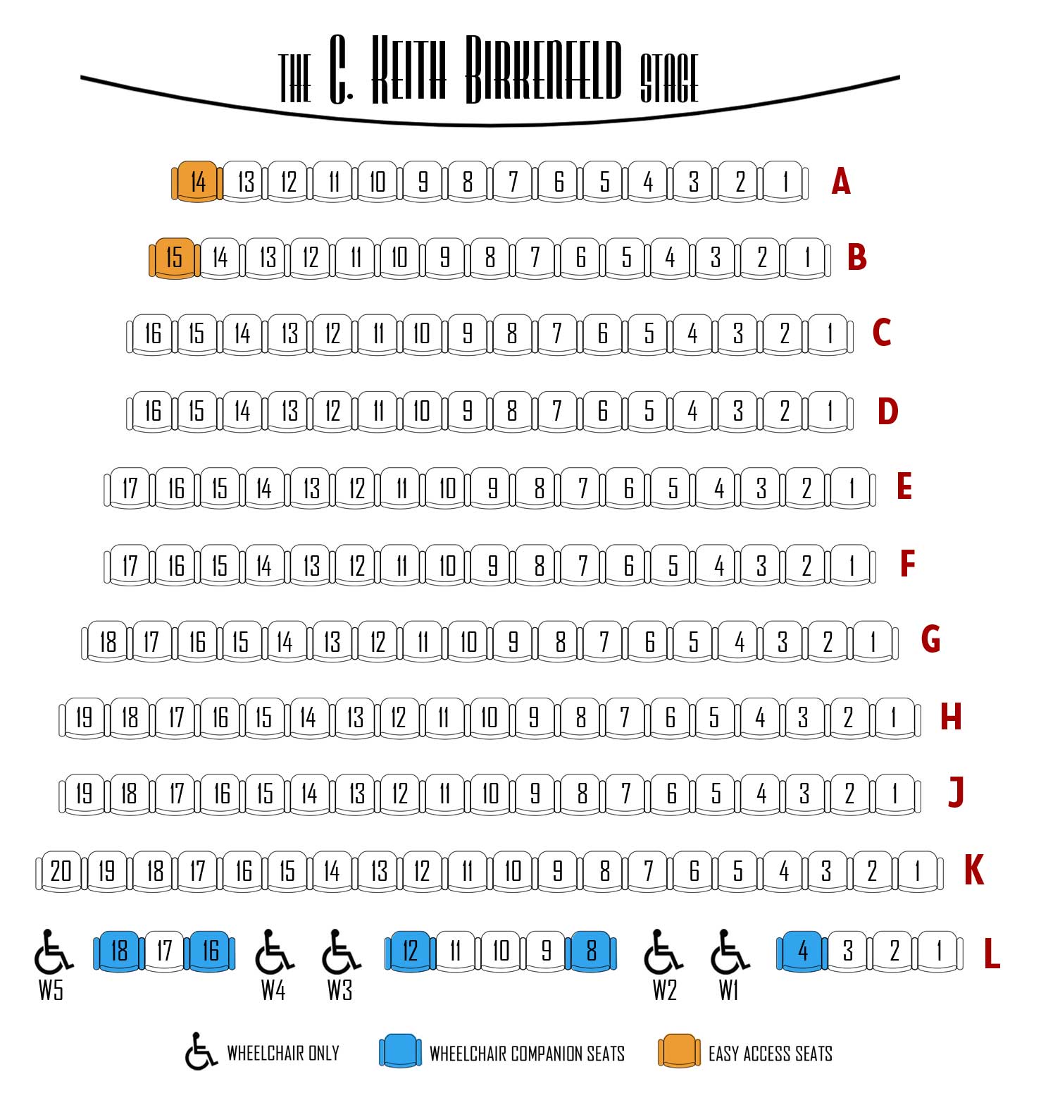 BCT Seating Chart